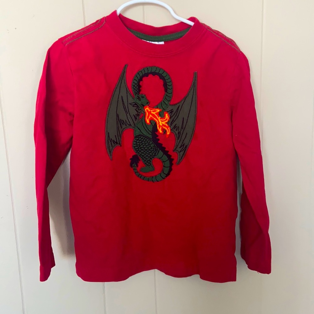 Boys shirt with dragon 🐉 on it.